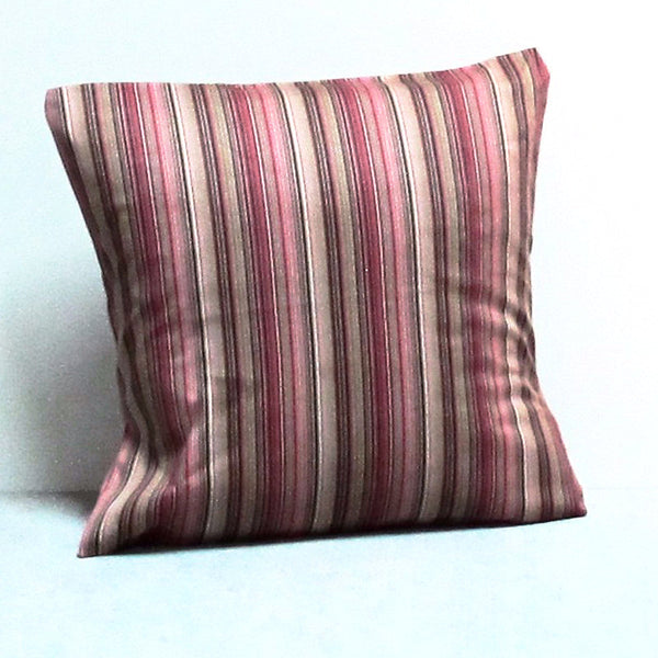 Pink 16 x 16 Striped Pillow
