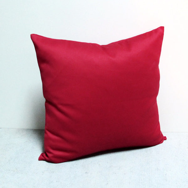 Rich Red 20 x 20 Pillow