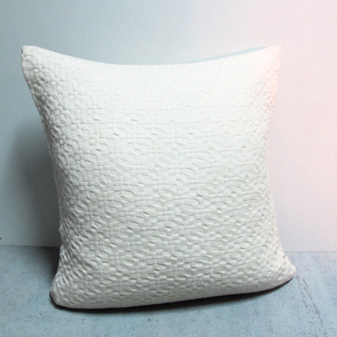 Cream 25 x 25 Sweater Pillow
