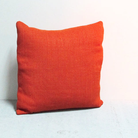 Orange 22 x 22 Woven Pillow