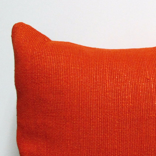 Orange 22 x 22 Woven Pillow