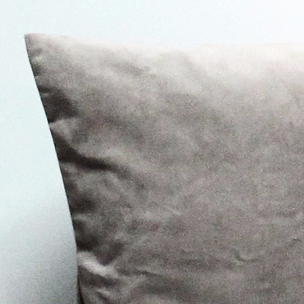 Taupe 29 x 29 Velvet Pillow