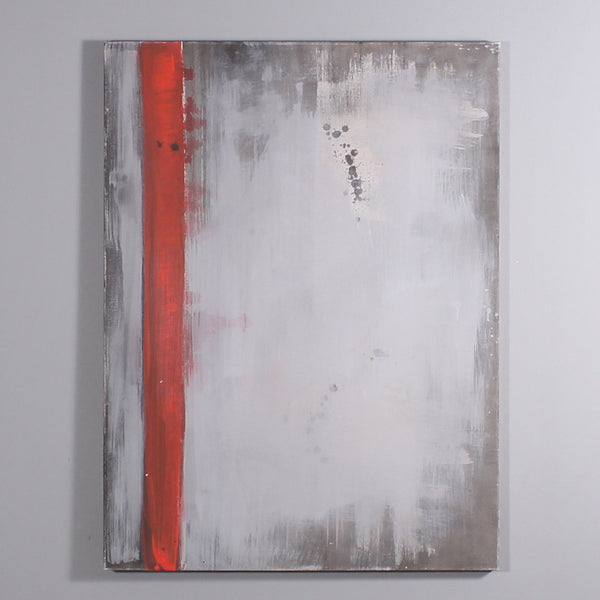 Red Stripe Canvas 36 x 48
