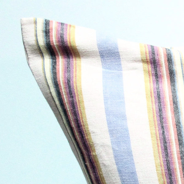 Purple 24 x 24 Striped Pillow