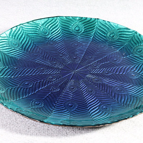 Serving Plate Peacock