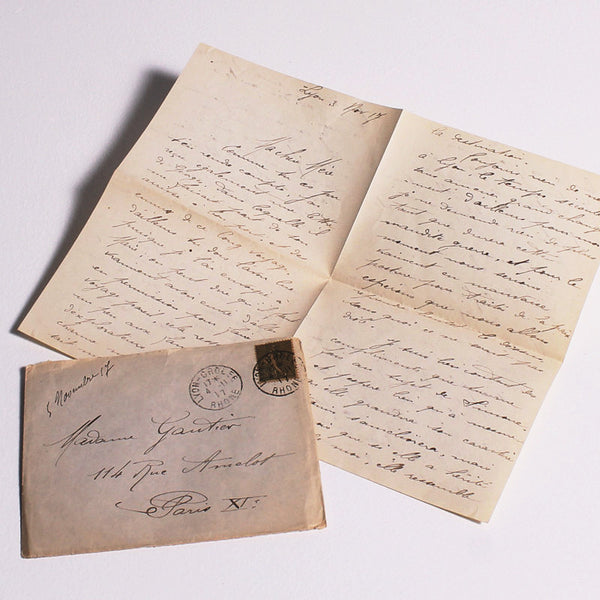Letter & Envelope Rue Amelot