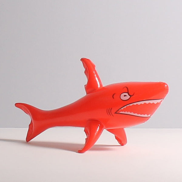 Inflatable Shark Red Small