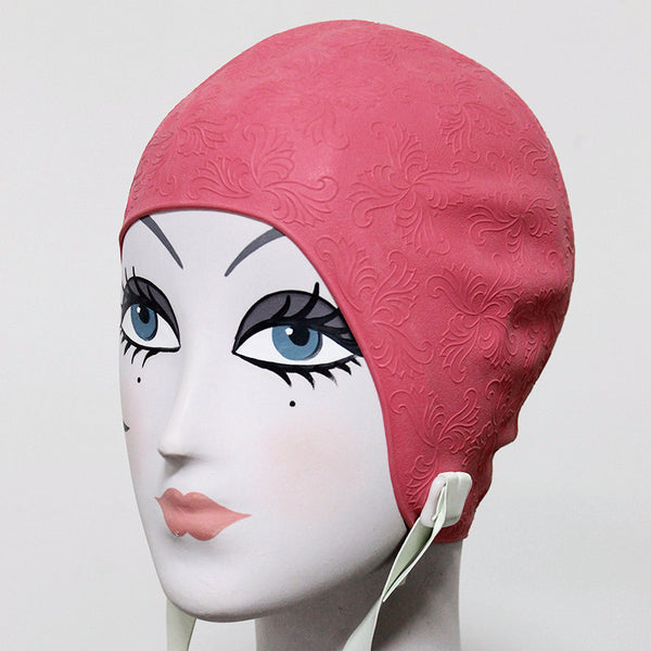 Vintage Pink Swim Cap
