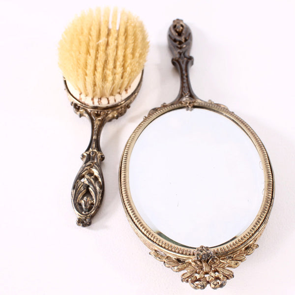 Brush & Mirror Set Arielle