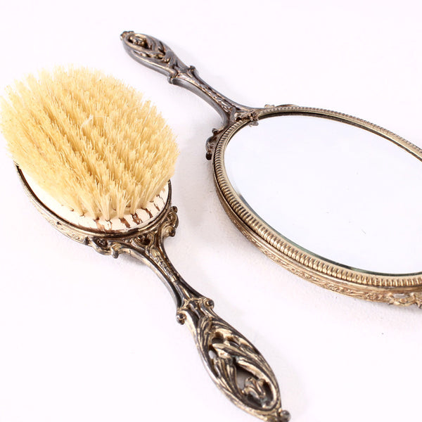 Brush & Mirror Set Arielle