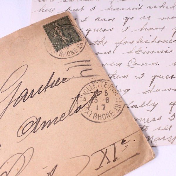 Letter & Envelope Madame Gaufier