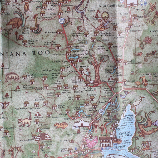 Map Quintana Roo