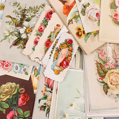 Vintage Cards Flower