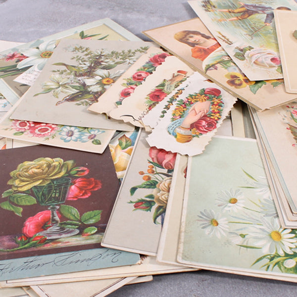 Vintage Cards Flower