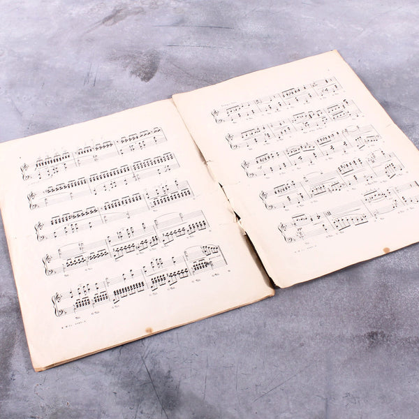 Music Book Antique Love