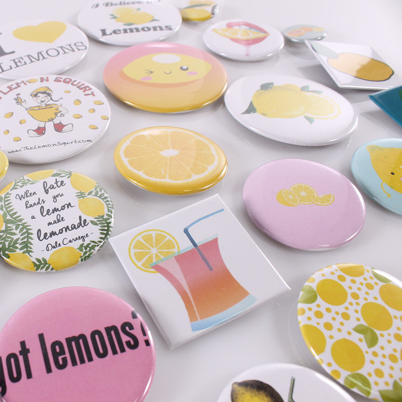 Lemon Button Color Lemon Buttons | Tip Top Props
