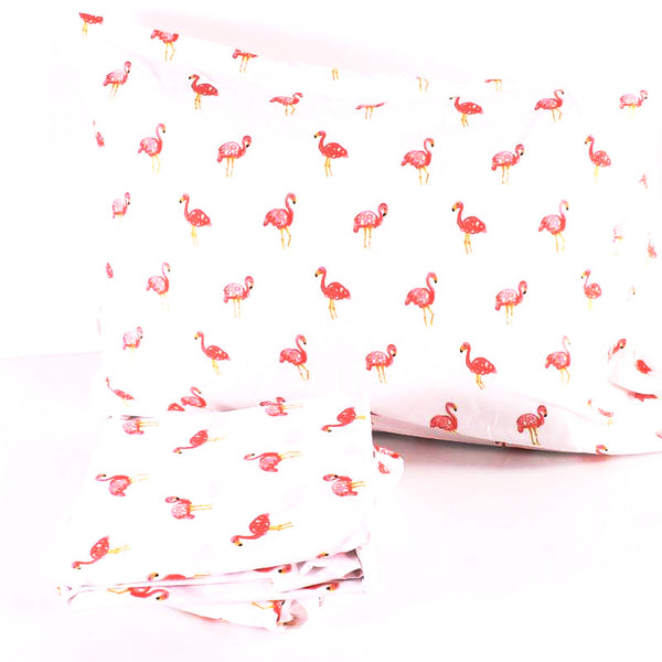 Sheet Set Flamingos Twin