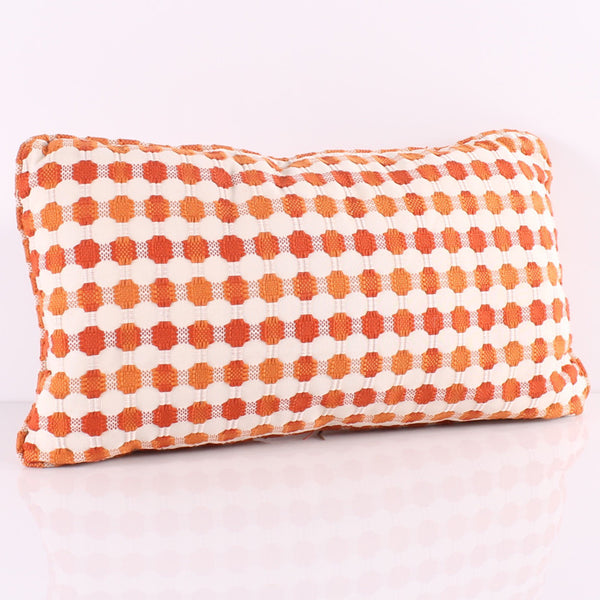 Orange 20 x 12 Honeycomb Pillow