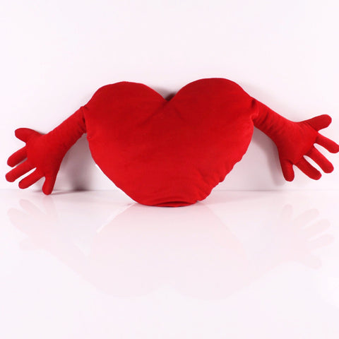 Red Heart Hug Pillow