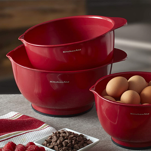 Mixing Bowls Red