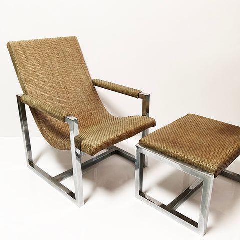 Waycane Chair & Ottoman