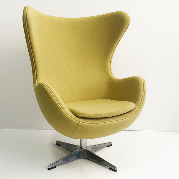 Citron Wool Egg Chair