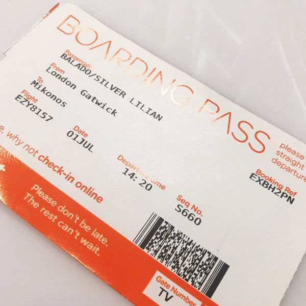 Plane Ticket EasyJet