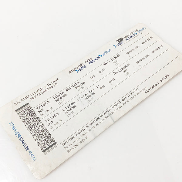 Plane Ticket Azores