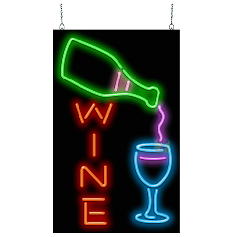 Sign Neon Wine