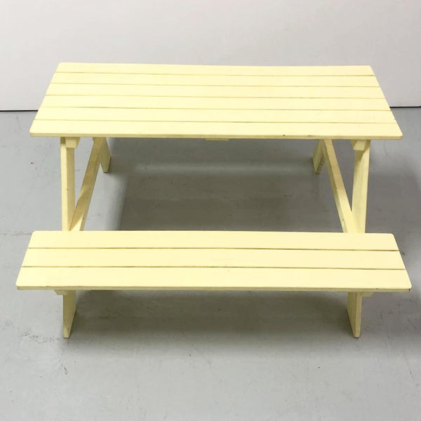 Kids Paintable Picnic Bench