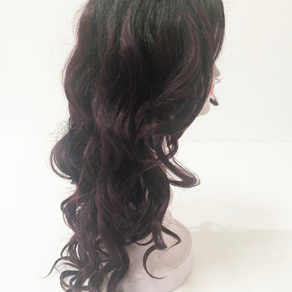 Wig Purple Highlights