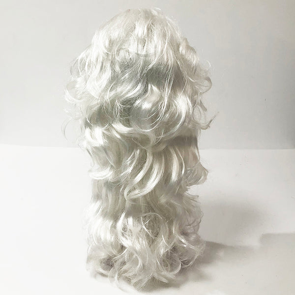 Wig White Bouffant