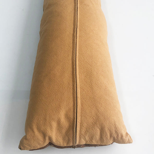 Brown 12 x 33 African Pillow