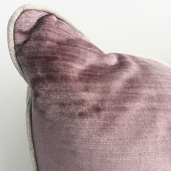 Pink Rose Velvet 20 x 20 Pillow