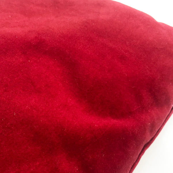 Red Velvet Pillow 15 x 22
