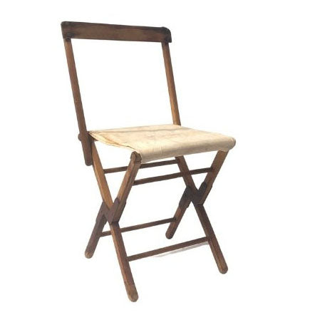 Folding Wood Canvas Chair