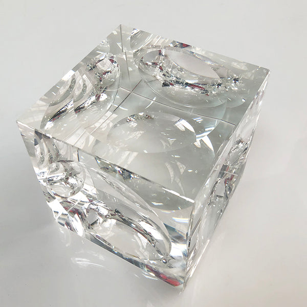 Glass Shape Clear Cube