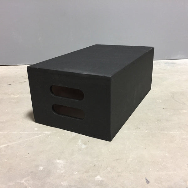 Apple box black 19 3/4 x 11 3/4 x 8