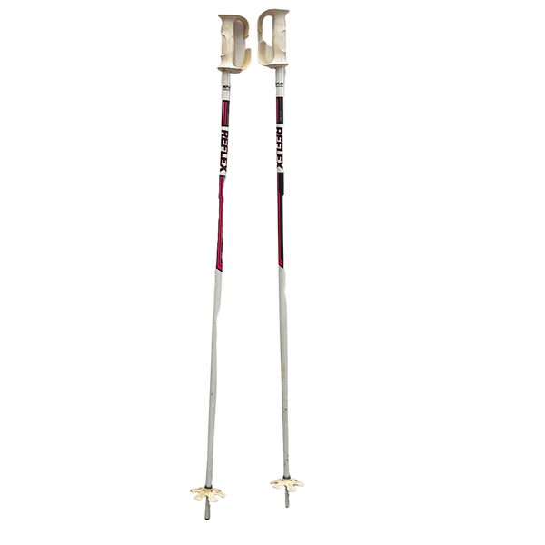 Skis Poles Reflex White Handle