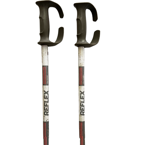 Skis Poles Reflex Gray Handle