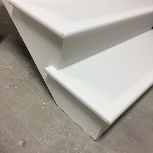 Stairs - 4 tread 27H x 38W white