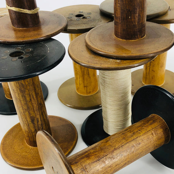 Spools Large Wood