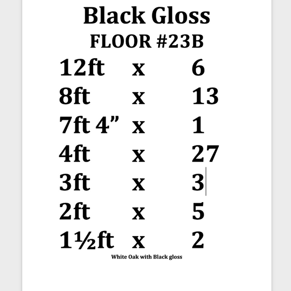 Floor 23B gloss black