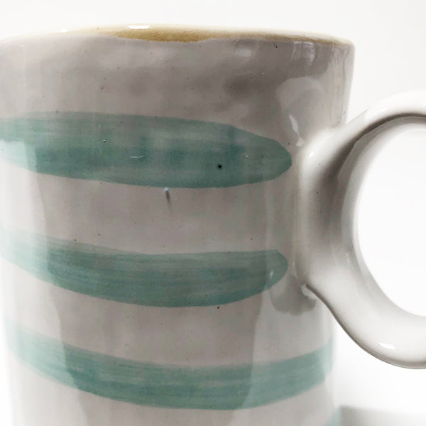 Coffee Mug Painted Stripe