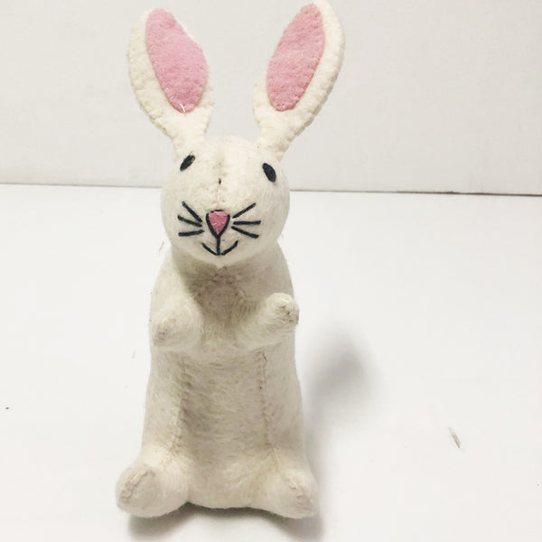Stuffed Animal Wool Bunny
