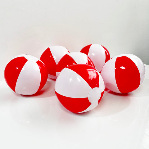 Inflatable Red Beach Balls Small