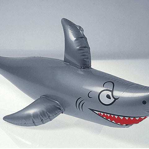 Inflatable Shark SIlver