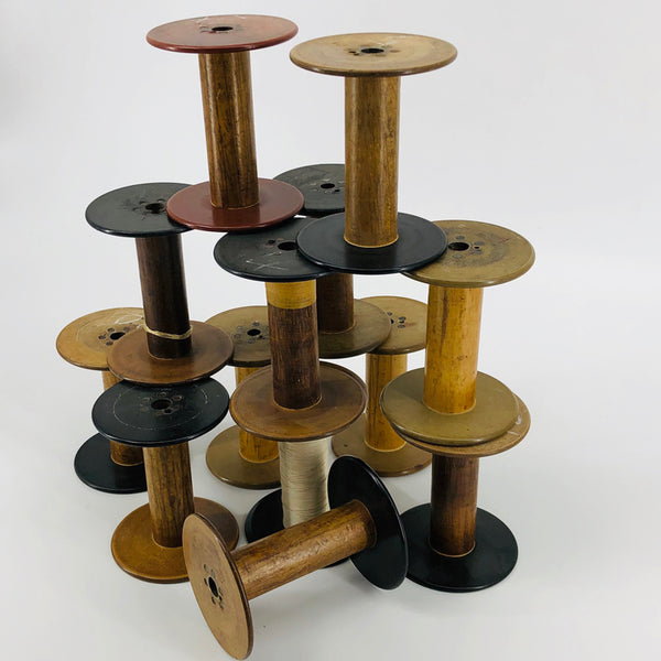 Spools Large Wood