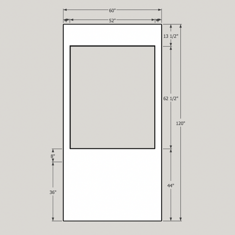 Wall 10ft x 4ft for WD13A & WD13B