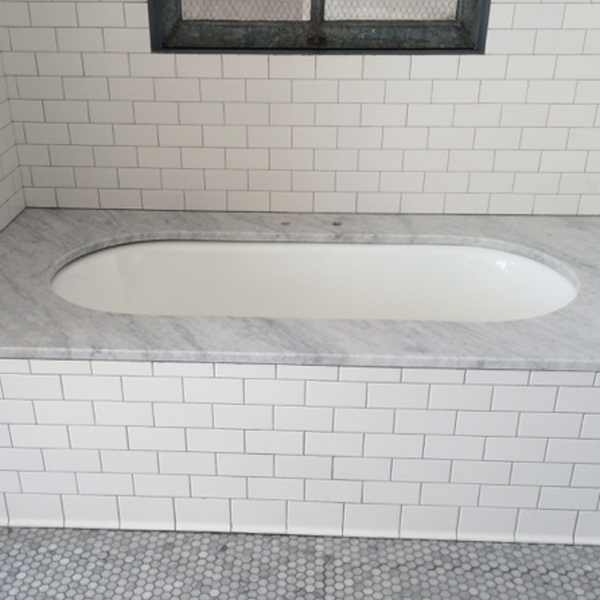 Marble Tub Topper